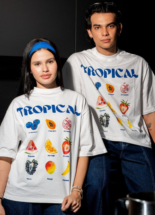 Pieza Tropical estilo Boxy Fit