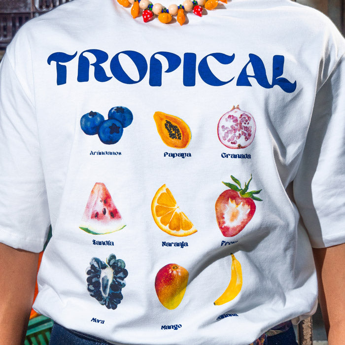 Pieza Tropical estilo Boxy Fit