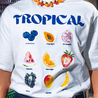 Pieza Tropical estilo Boxy Fit